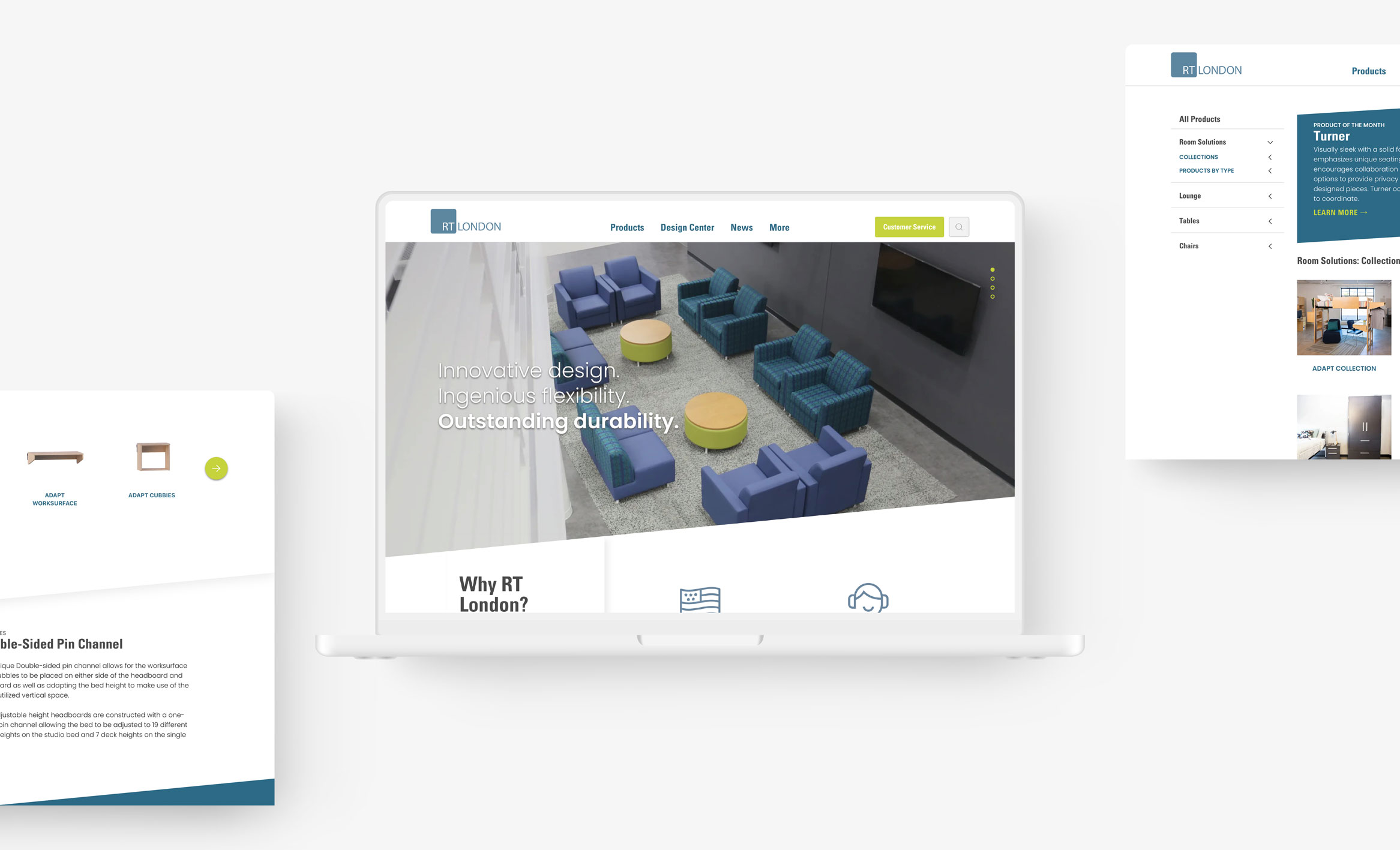 RT London Website Mockup 