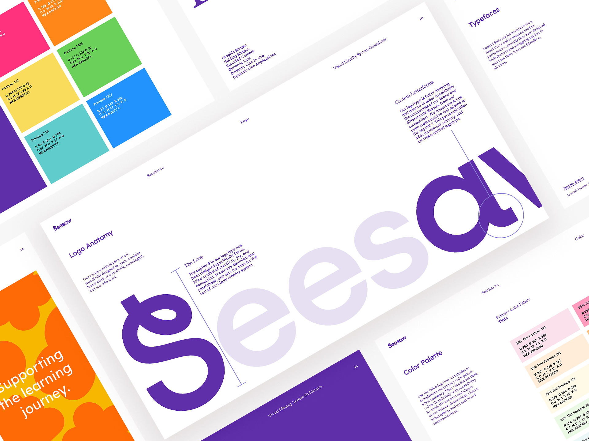seesaw brand guide preview